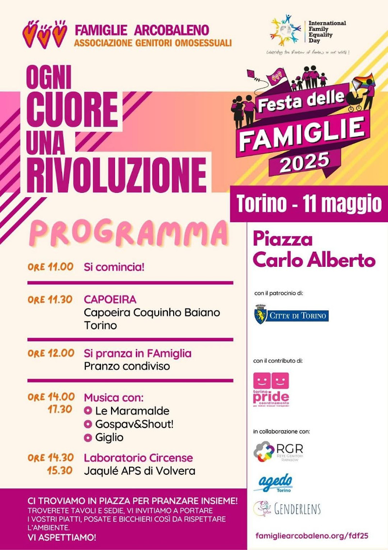 11 maggio 2025 festa delle famiglie